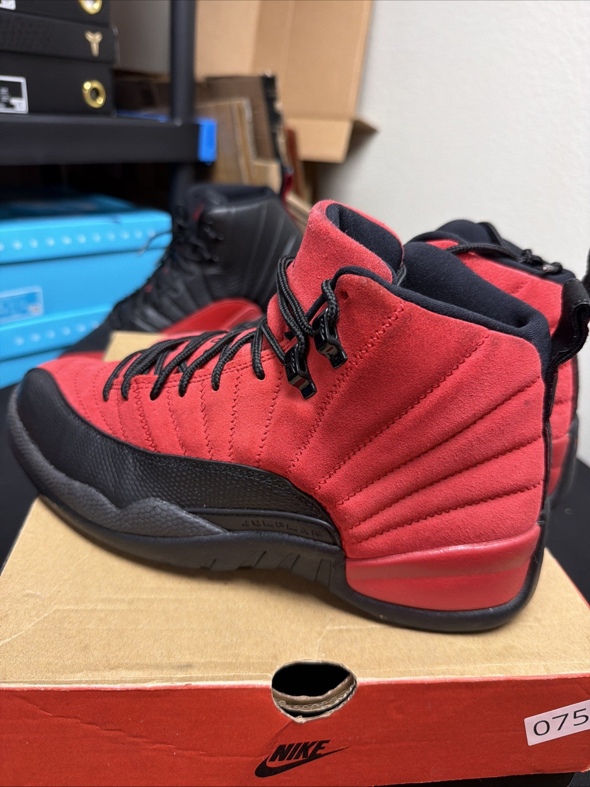 Size 9 - Jordan 12 Retro Reverse Flu Game 2020