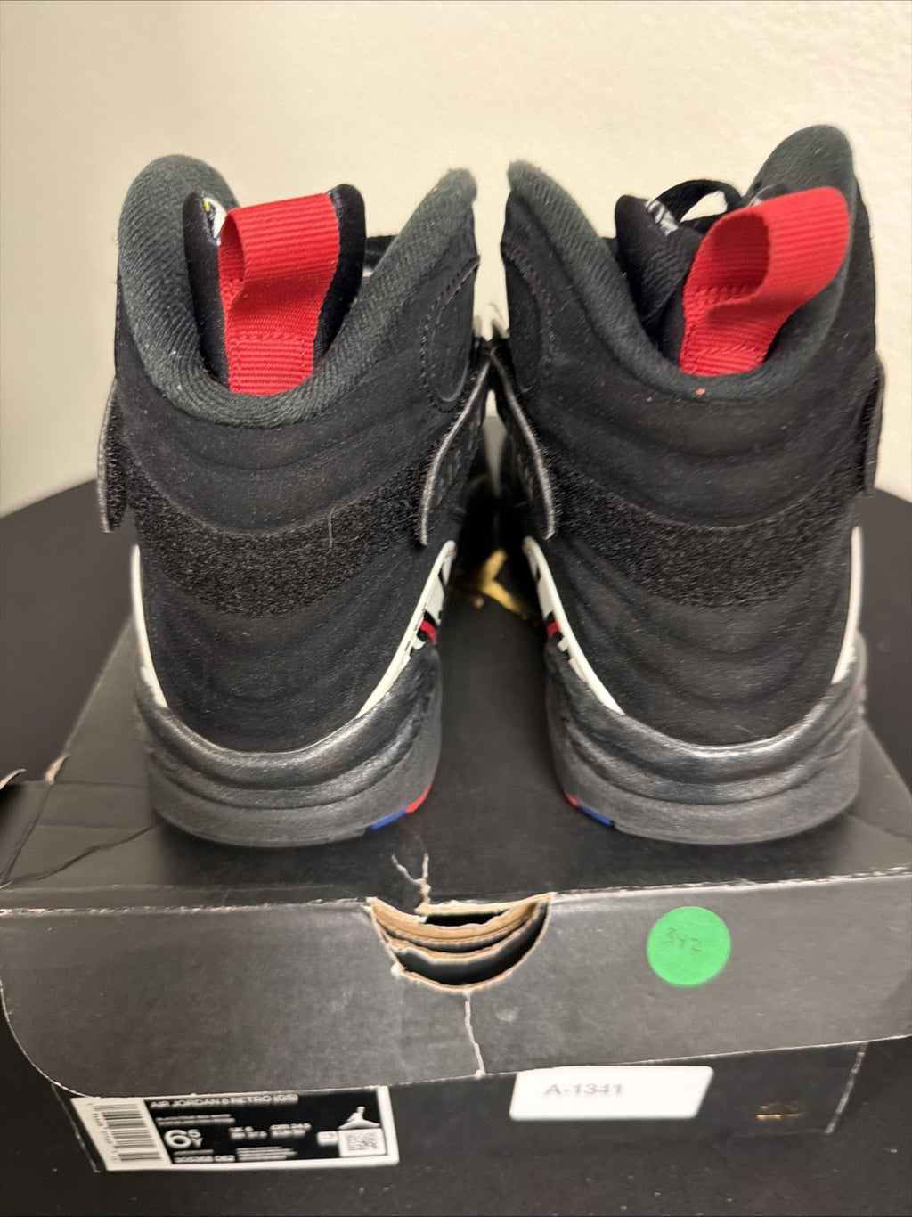 Nike Air Jordan 8 Retro GS Playoff Sneakers 305368-062 Size 6.5Y Or Wmns Size 8
