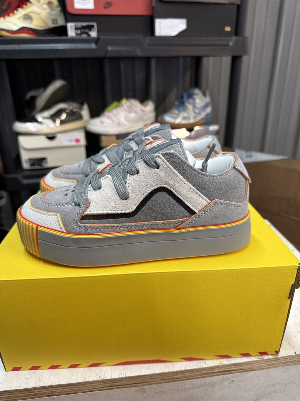 Size 4 - MSCHF Gobstomper Graylag Goose Edition