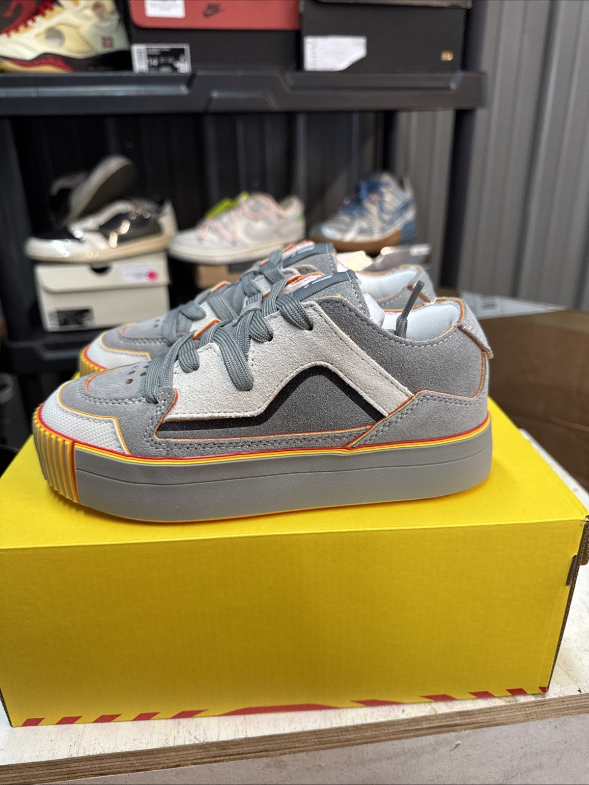 Size 4 - MSCHF Gobstomper Graylag Goose Edition