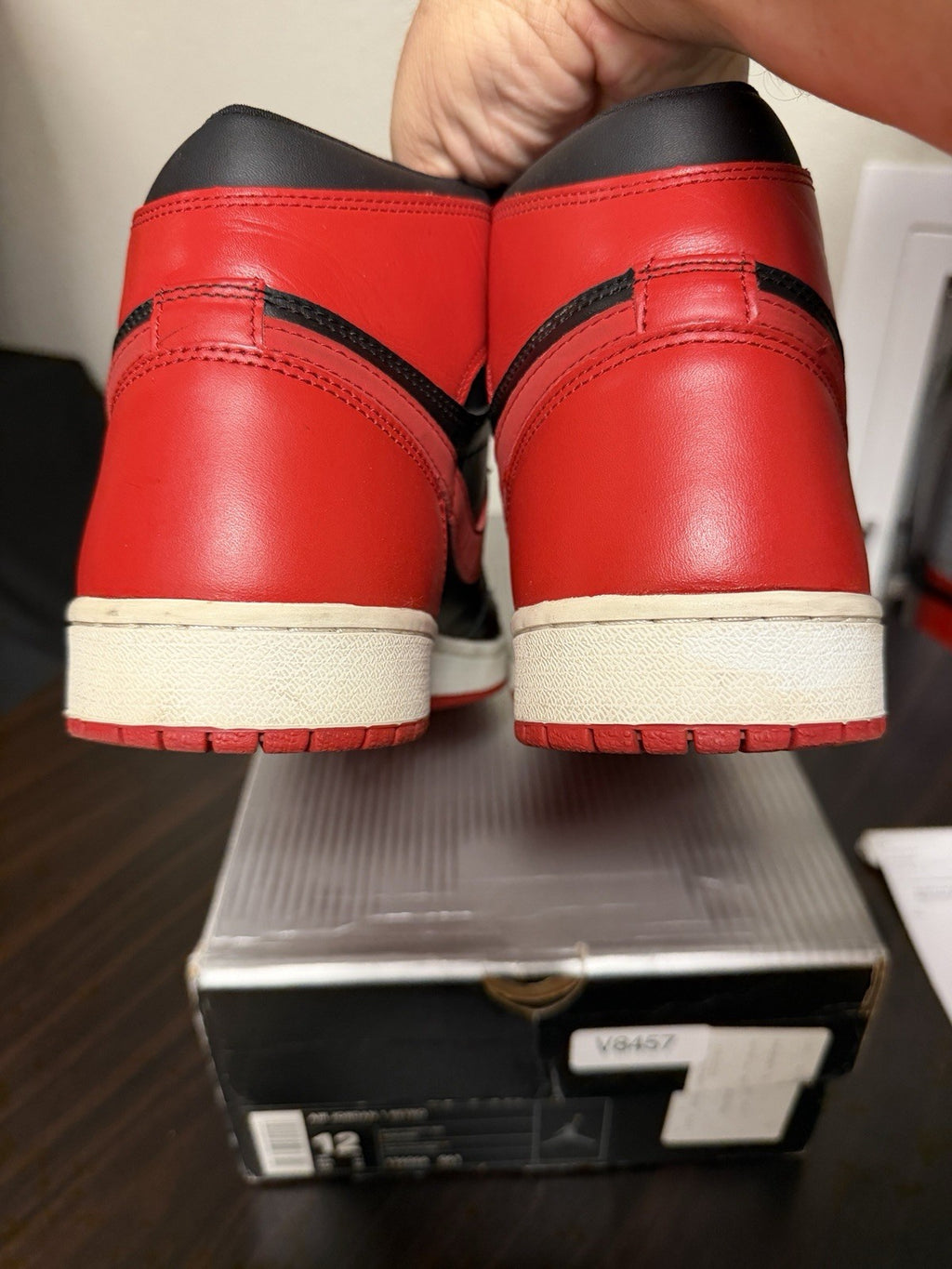 Size 12 - Air Jordan 1 Retro 2001 Bred VNDS