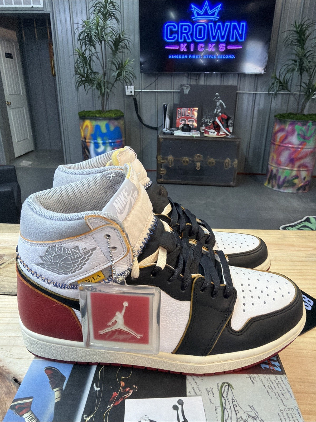 Size 8.5 - Jordan 1 Retro NRG x Union LA High Black Toe