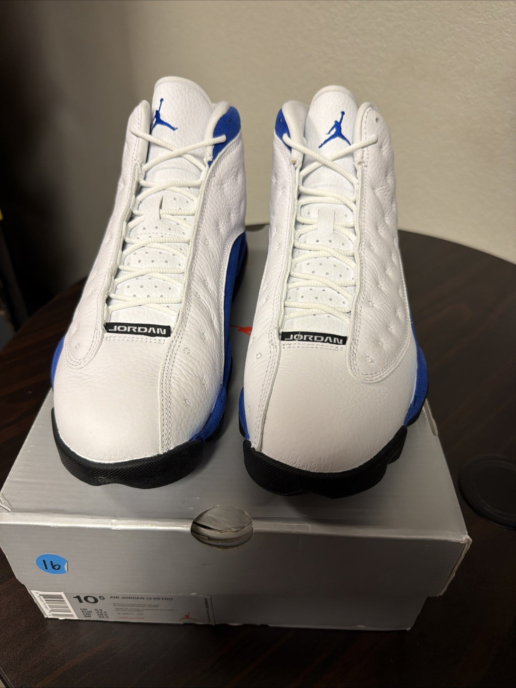 Air Jordan 13 Retro Hyper Royal White Blue Size 10.5 with box 
