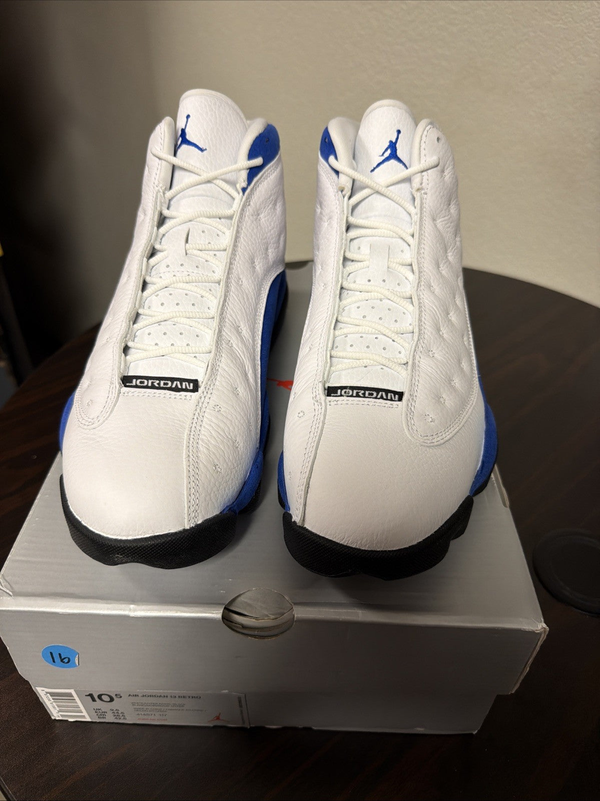 Air Jordan 13 Retro Hyper Royal White Blue Size 10.5 with box 