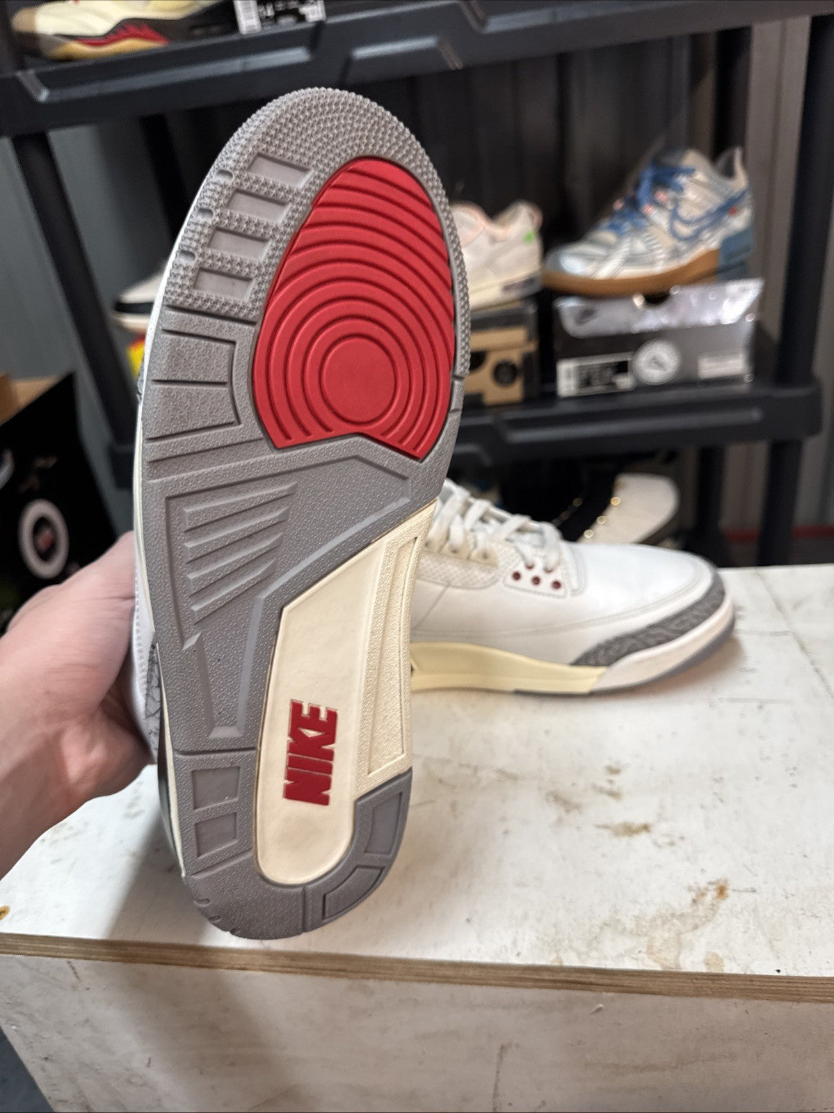 Size 11 -Jordan Air Jordan 3 Retro White Cement | No Box