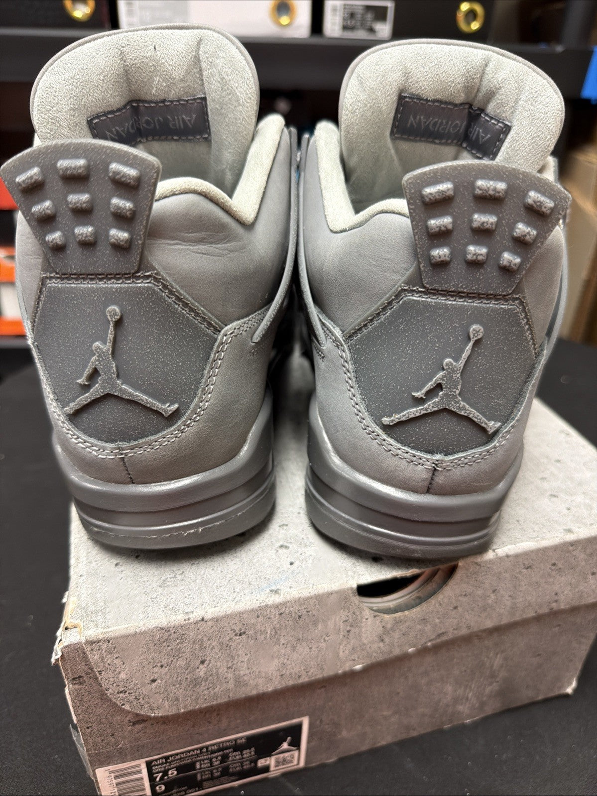 Size 7.5 - Nike Air Jordan 4 Retro SE Wet Cement Men's Shoes - Ships Now