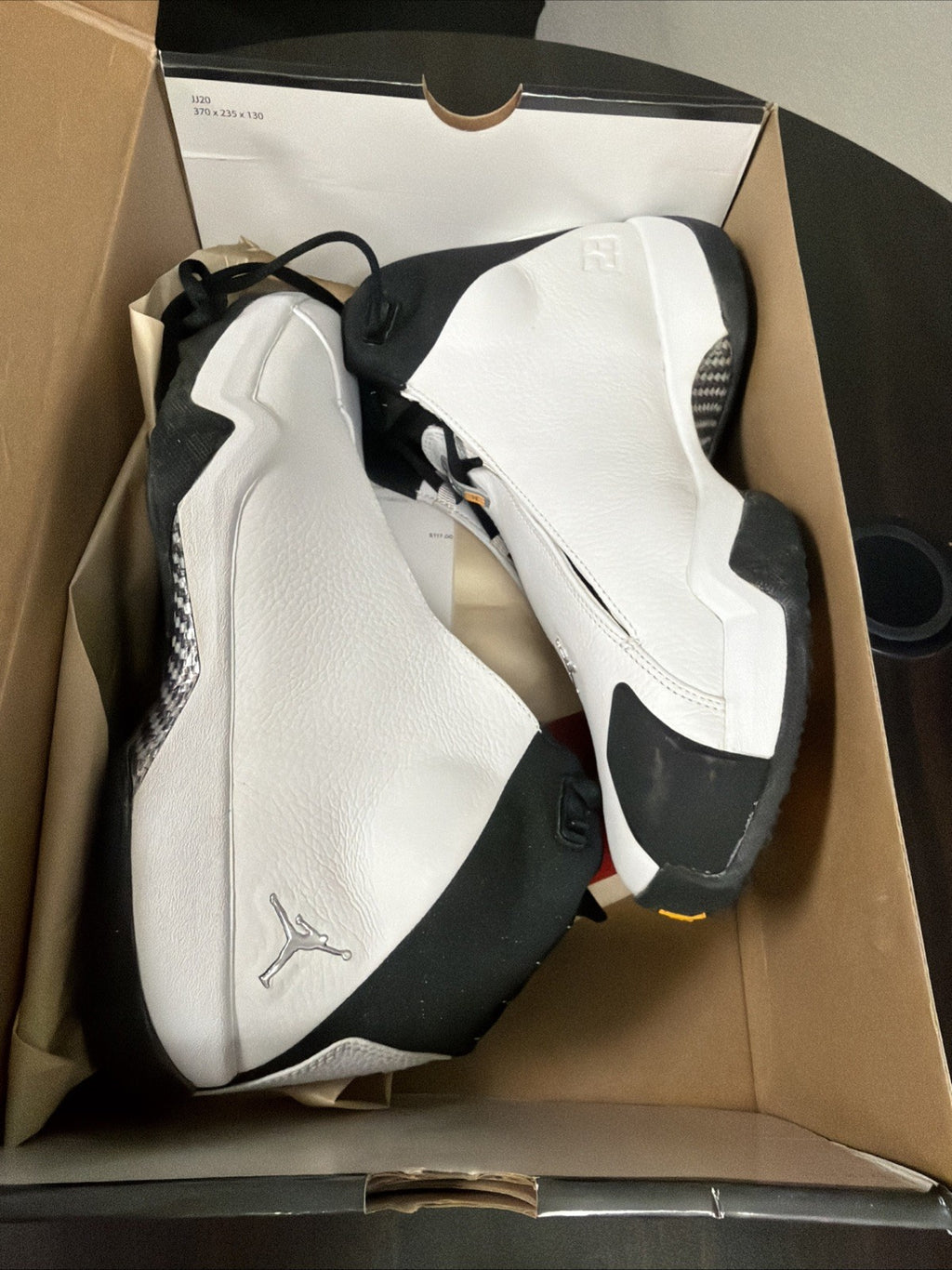 Nike Air Jordan 21 XXI PE OG White Black 2006 Size 10 Sneakers 314303-101