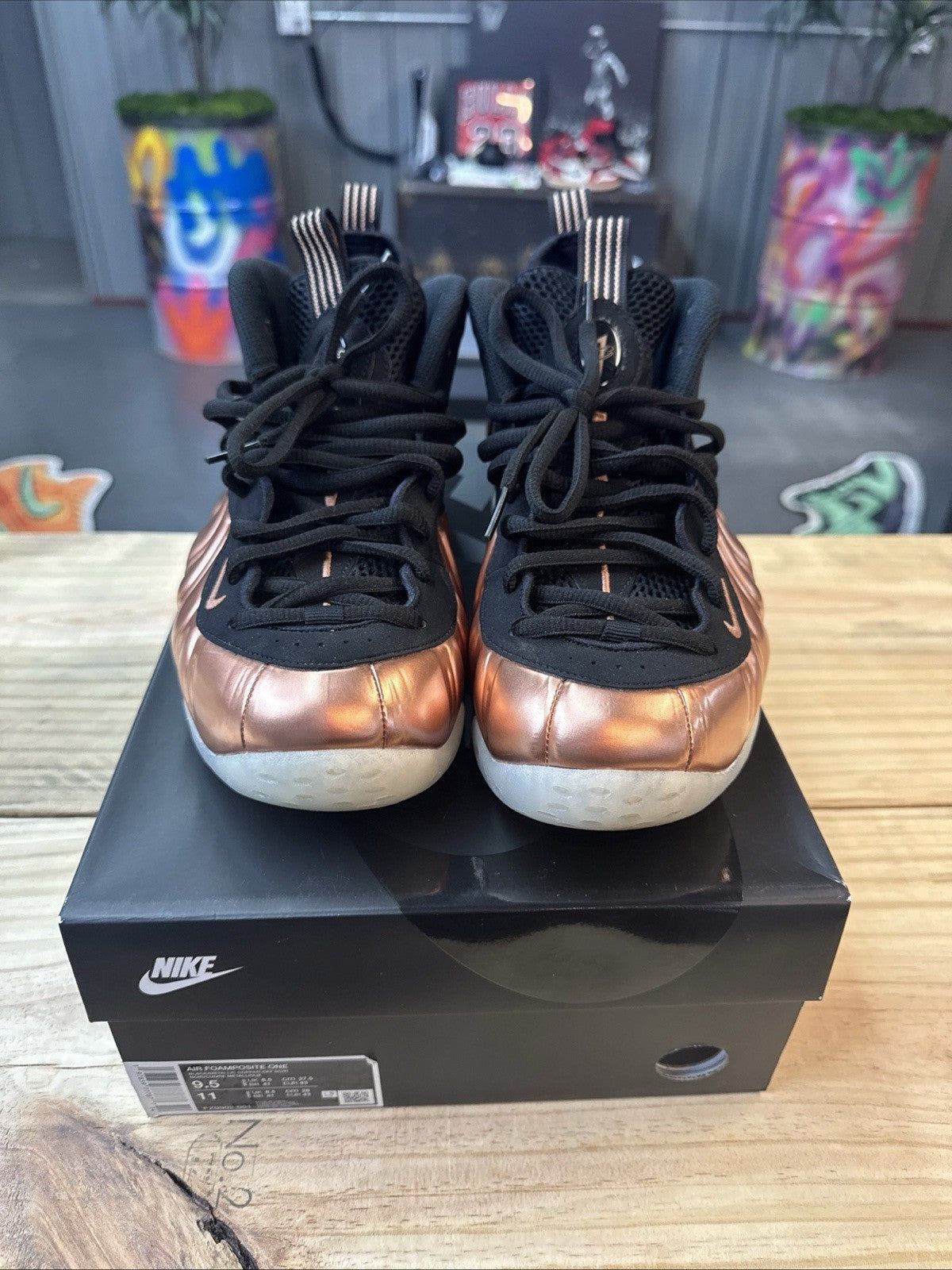 Size 9.5 - Nike Air Foamposite One Copper (2024)