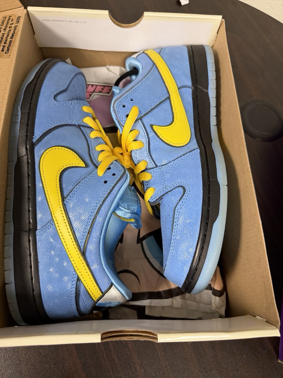 Size 10 - The Powerpuff Girls x Nike Dunk Low Pro SB QS Bubbles Men's Shoes