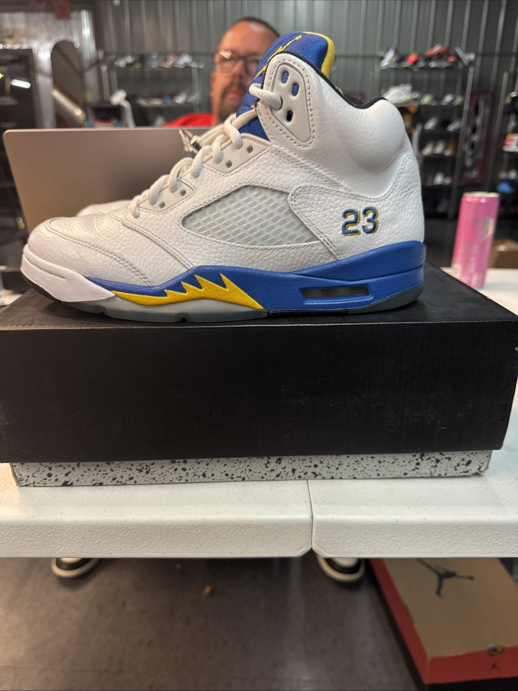Size 8 - 2013 Air Jordan 5 V Retro Laney HS