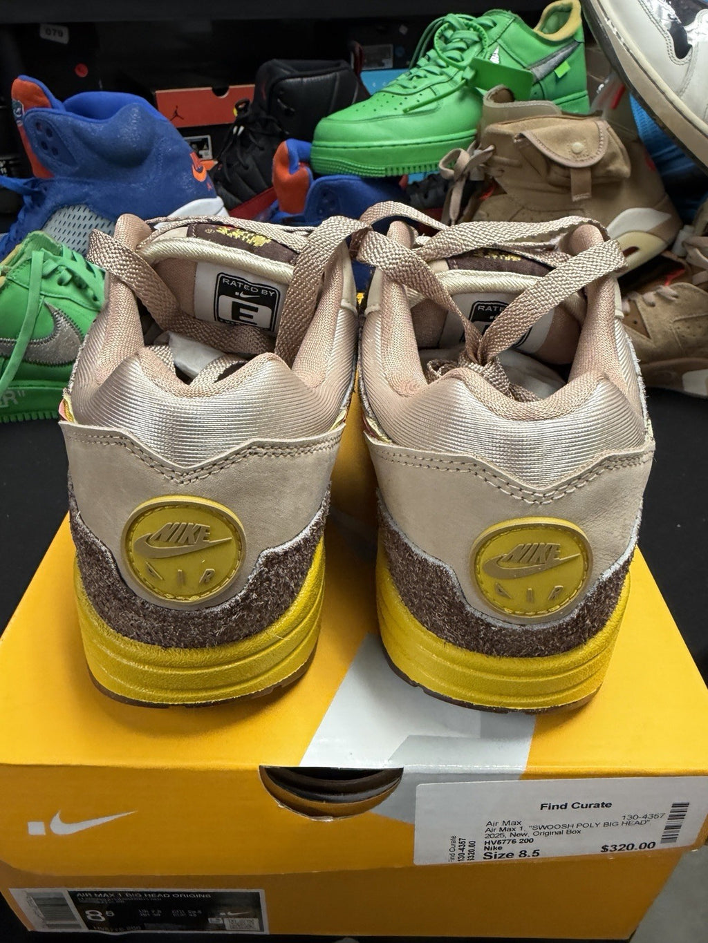 Size 8.5 - Nike Air Max 1 Low Poly - Big Head Origins