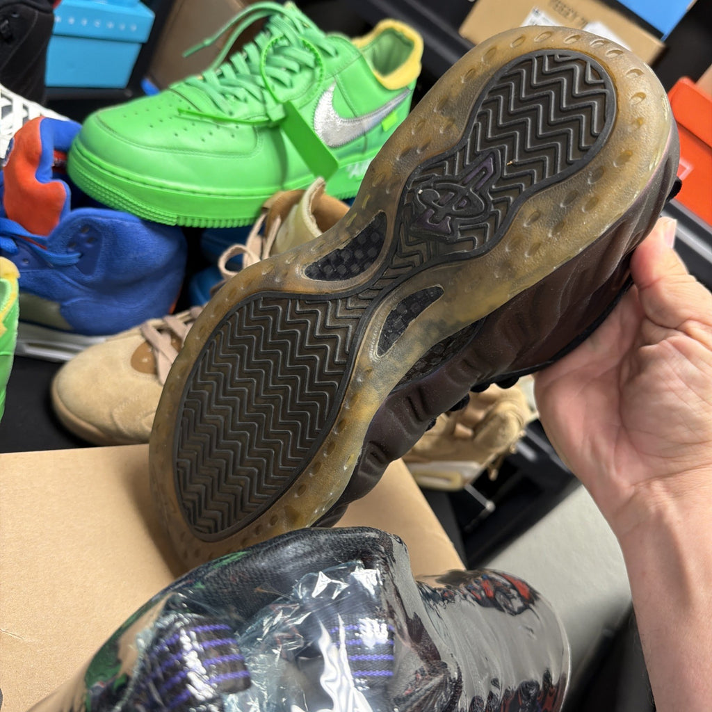 Size 9.5 - Nike Air Foamposite One 2009 Eggplant 1 Penny Max Zoom Copper Royal