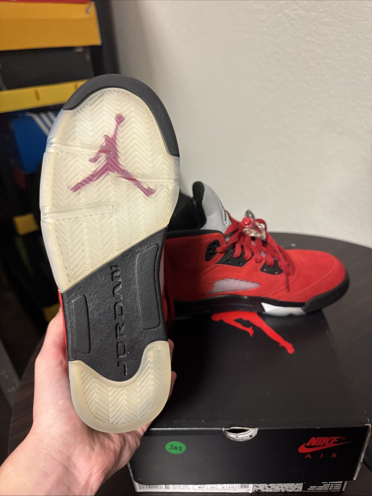 Size 6.5Y - Jordan 5 Retro Mid Raging Bull