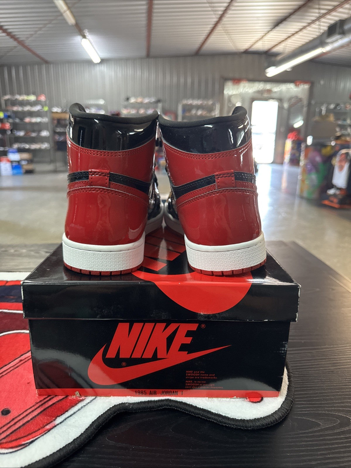 SIZE 10 - Nike Air Jordan 1 High Retro OG "Patent Bred"