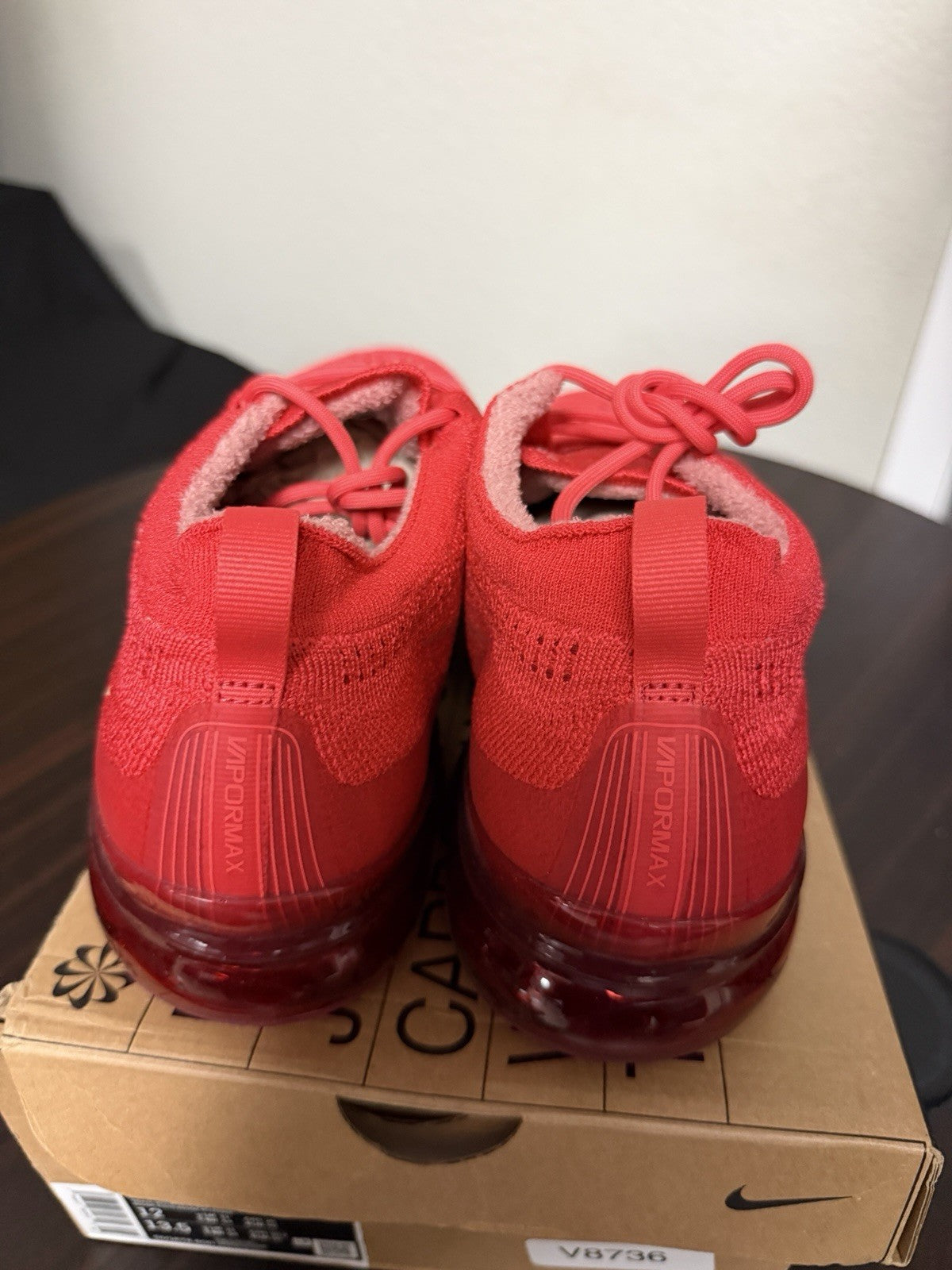 Size 12 - Nike Air VaporMax 2023 Flyknit Triple Red