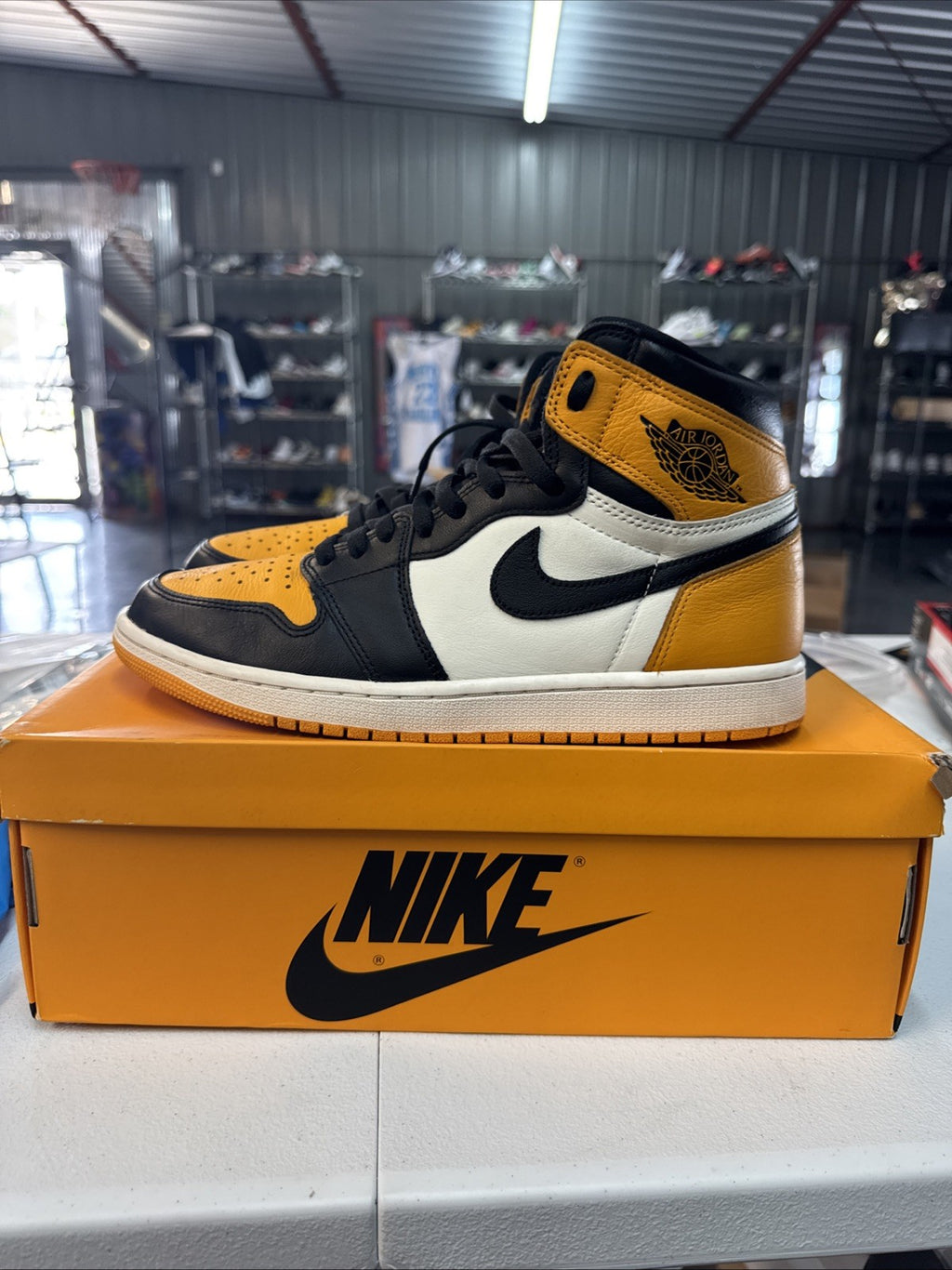 Size 10 - Nike Air Jordan 1 Retro High OG Taxi