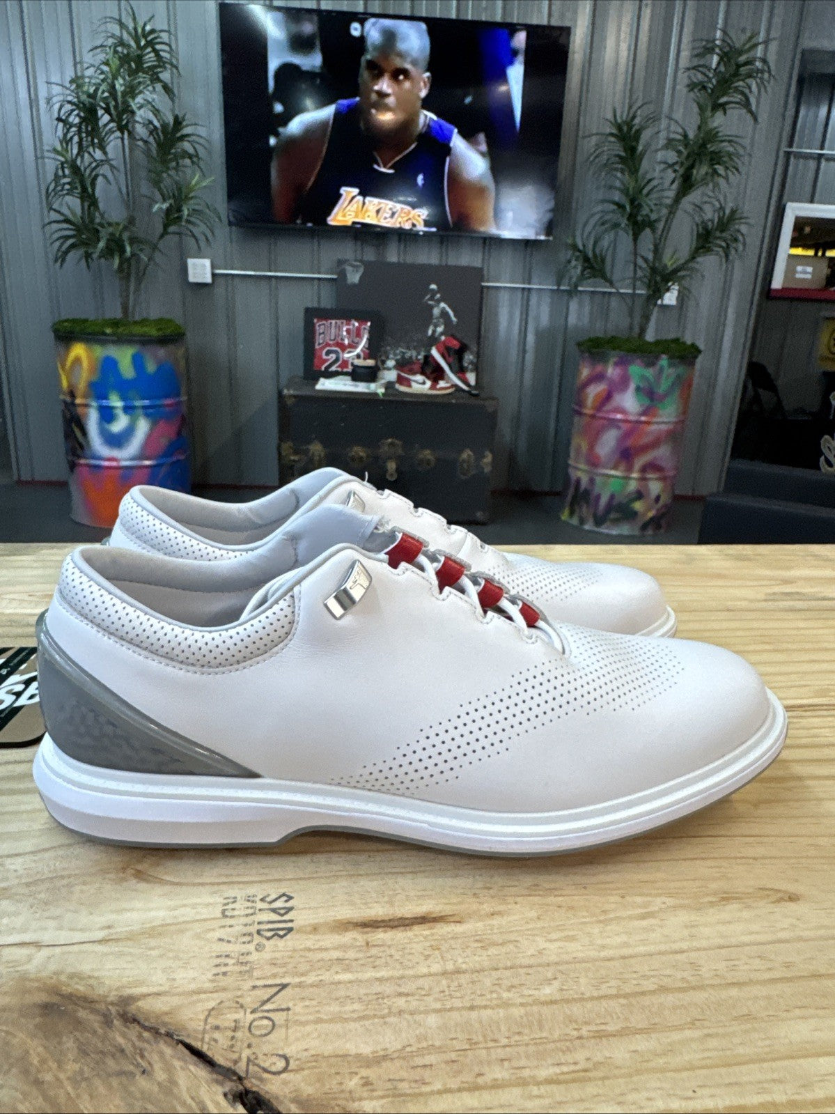 Size 11 - Nike Jordan ADG 4 'White Pure Platinum' Golf Shoe | Replacement Box