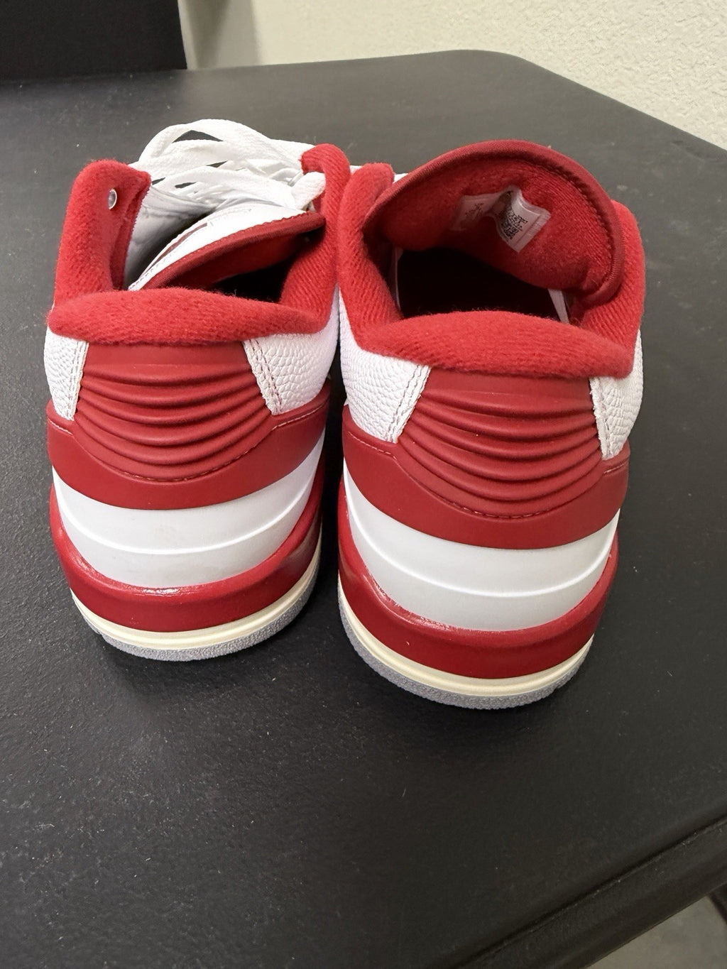 Size 8 - Air Jordan 2/3 White Varsity Red