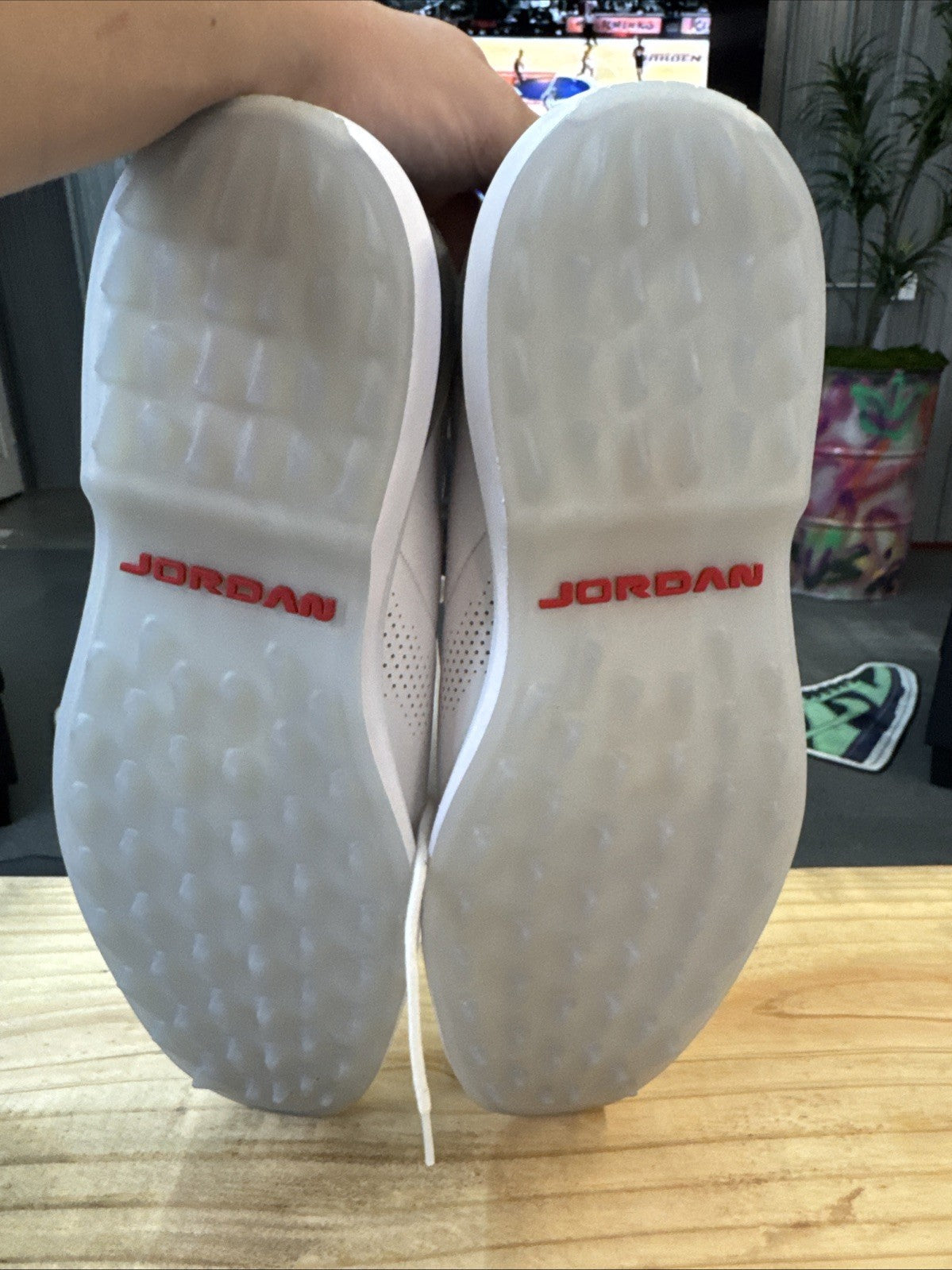 Size 11.5 - Nike Jordan ADG 4 'White Pure Platinum' Golf Shoe | Replacement Box