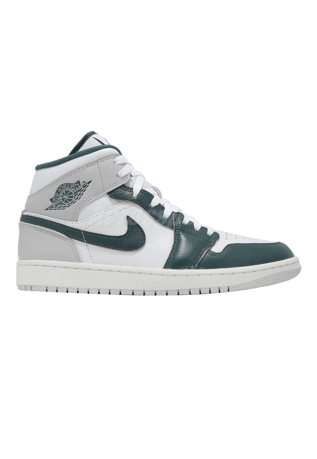 Nike Air Jordan 1 Mid SE White Sail Grey Oxidized Green Men Casual FQ7720-103