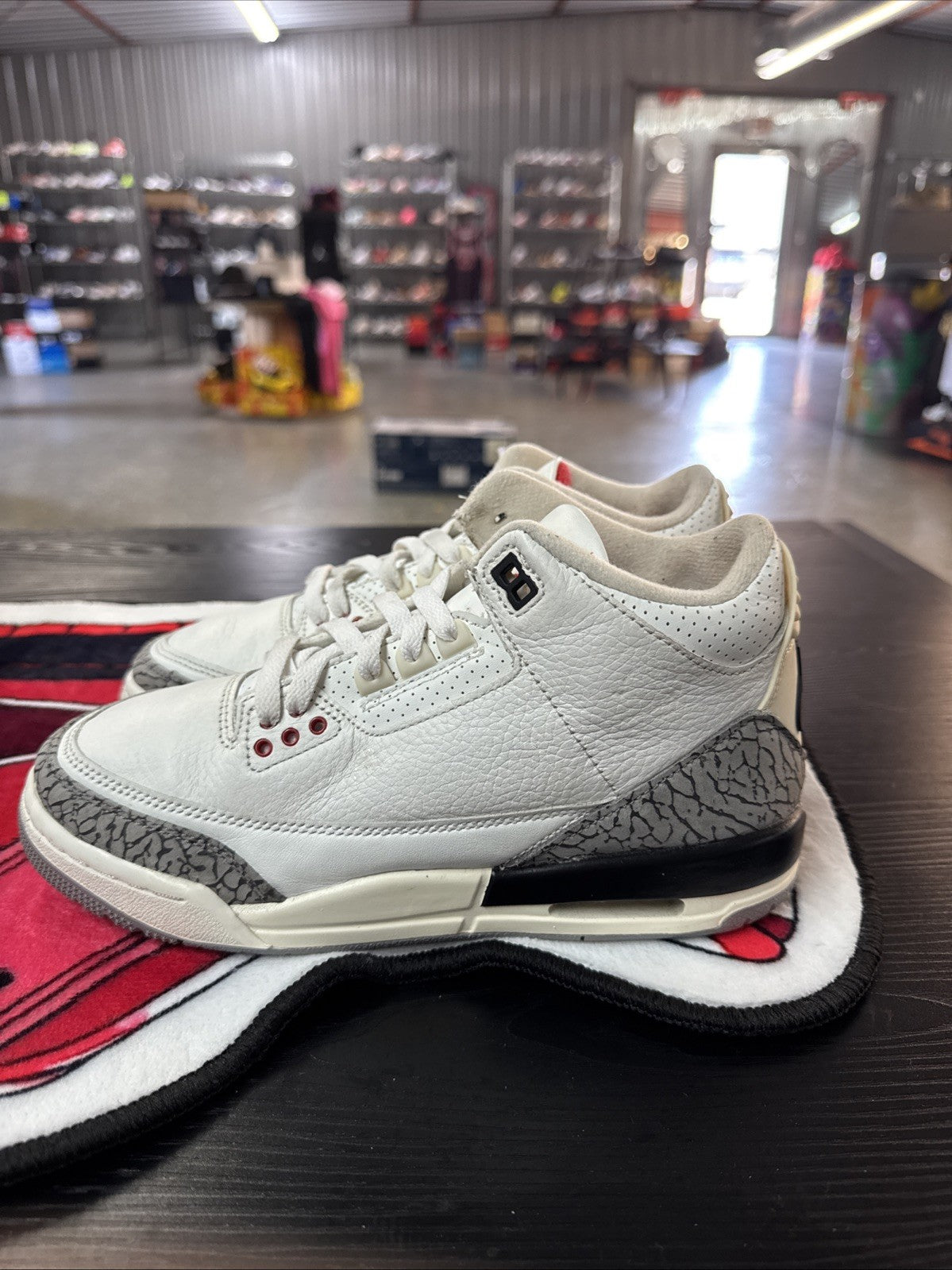 Size 6.5y - Nike Air Jordan 3 Retro Elephant Print | Replacement Box