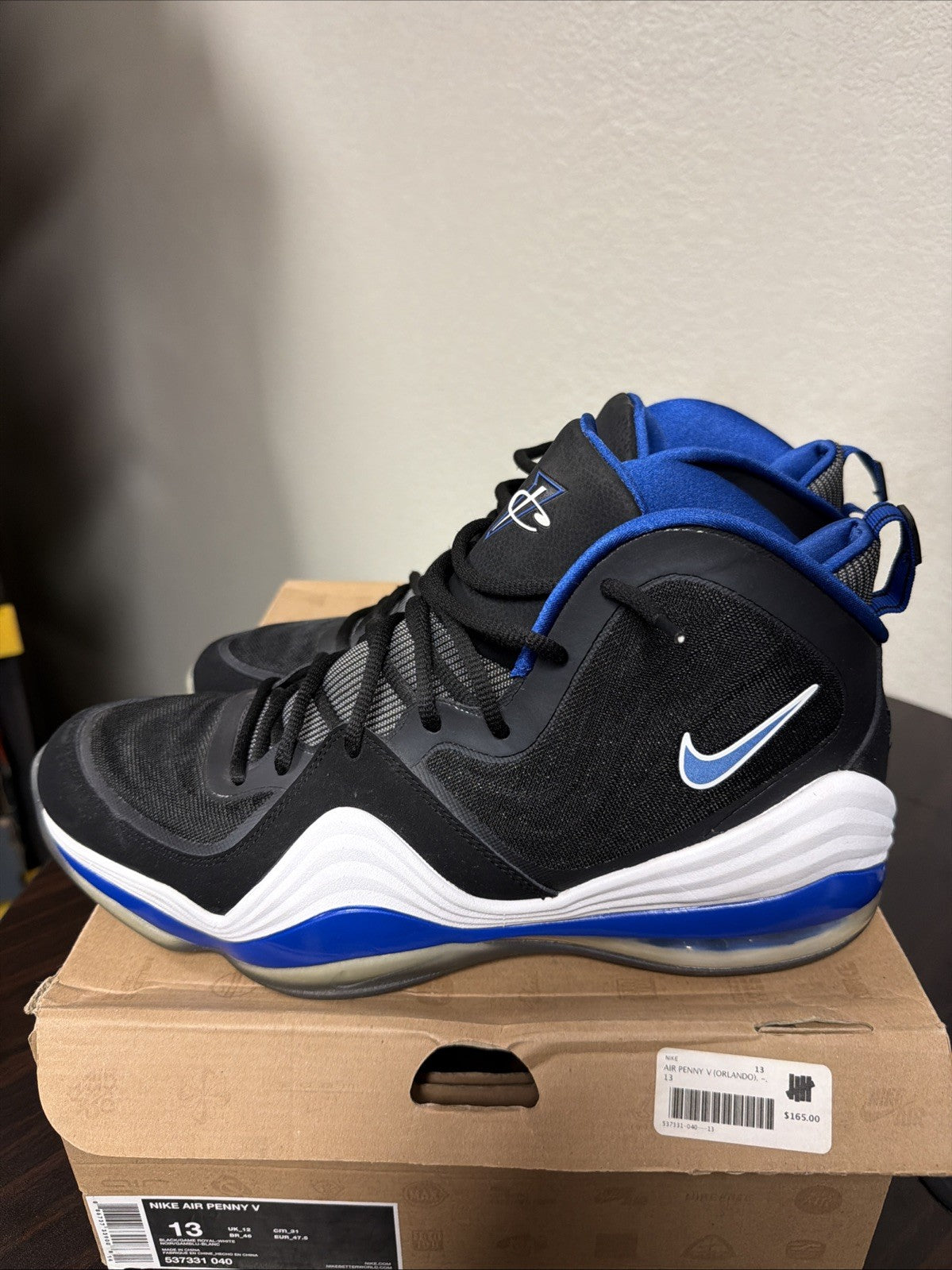 Nike Air Penny 5 Orlando Size 13 537331-040