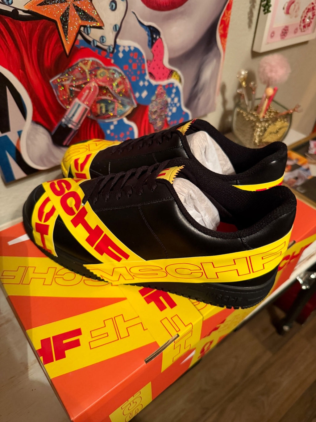 Sz 8 MSCHF TAP3 AF1 Air Force 1 Low 'Black Tape' (2022)