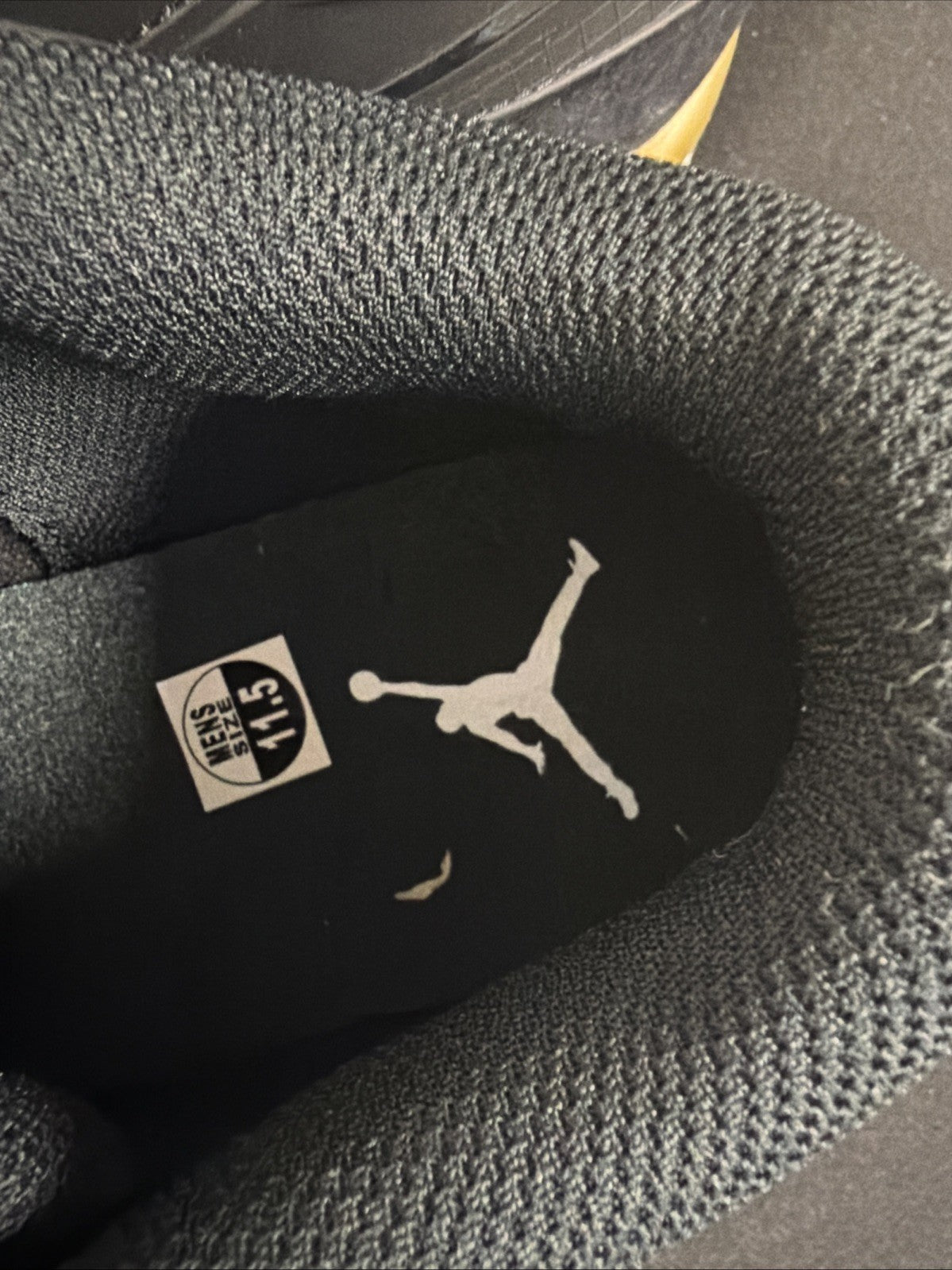 Air Jordan 4 RM Men's Shoes (Black/Sail/Team Gold/Metallic Gold)