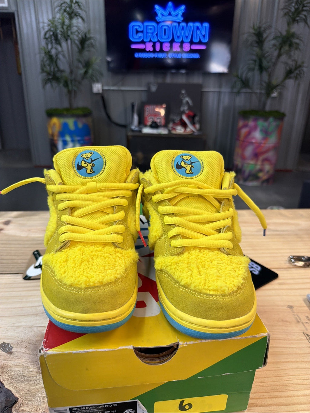 Size 8.5 - Nike Dunk Low SB x Grateful Dead Yellow Bear