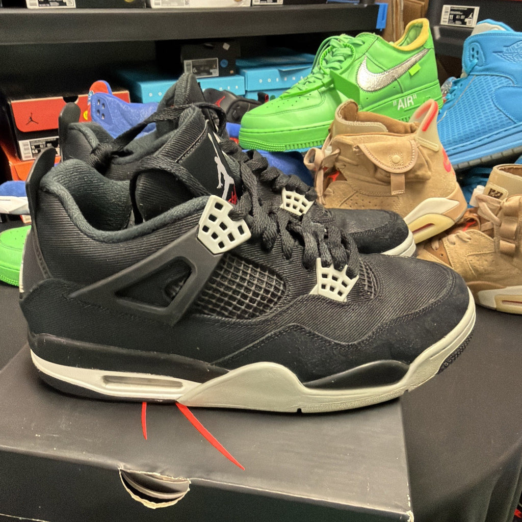 Size 10 - Jordan 4 Retro SE Mid Black Canvas ((279)