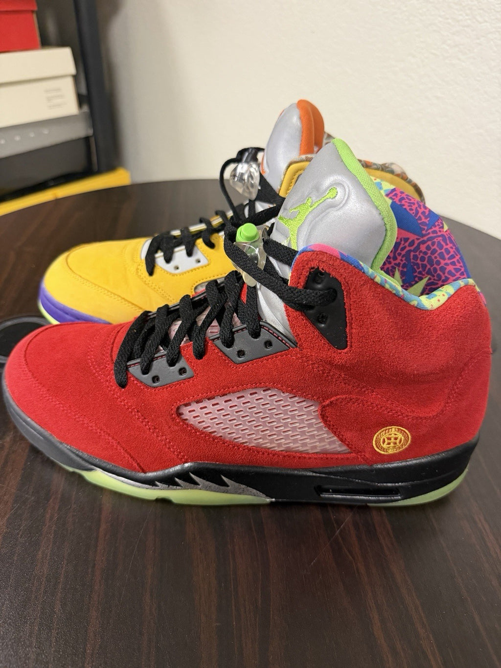 Size 12 Jordan 5 What The Blue
