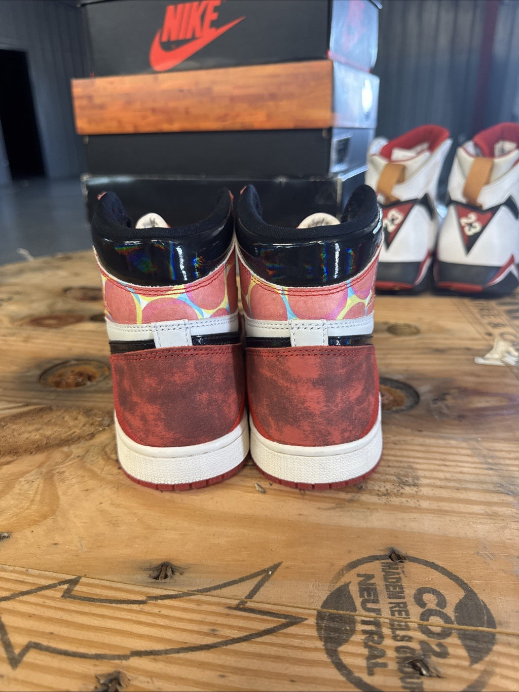 Size 7.5 - Jordan 1 Retro OG Spiderverse | Replacement Box - Worn Once