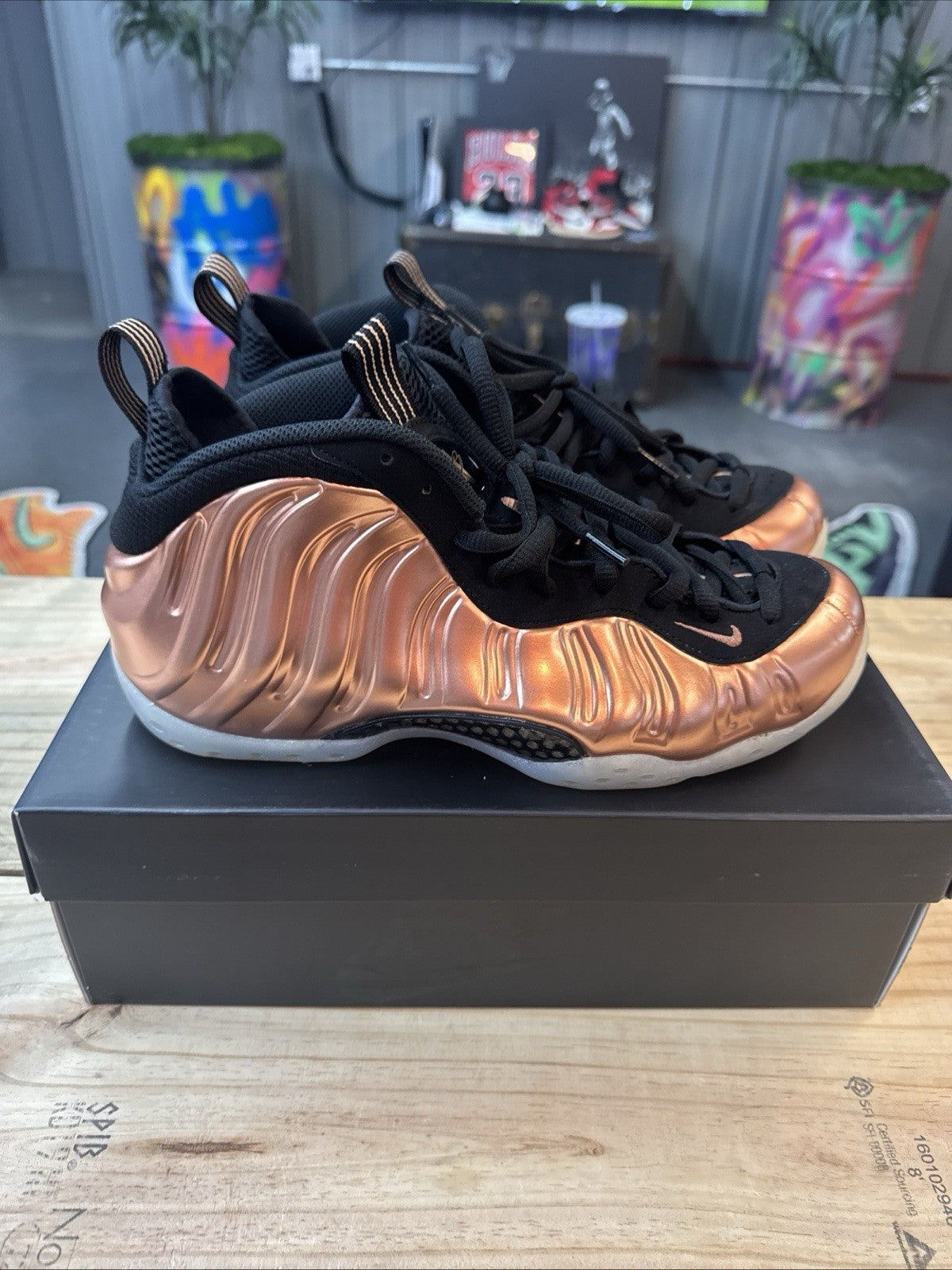 Size 9.5 - Nike Air Foamposite One Copper (2024)