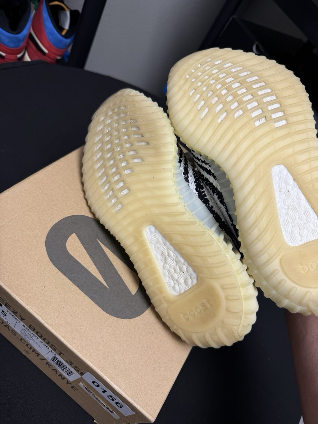 adidas Yeezy Boost 350 V2 'Zebra' Men’s Size 5 Women's 6.5 (CP9654) OG