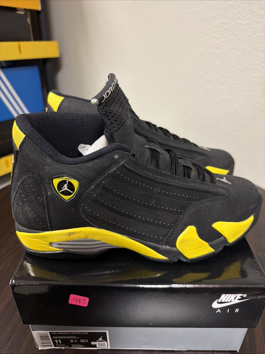 Size 9.5 - Air Jordan 14 Retro Thunder