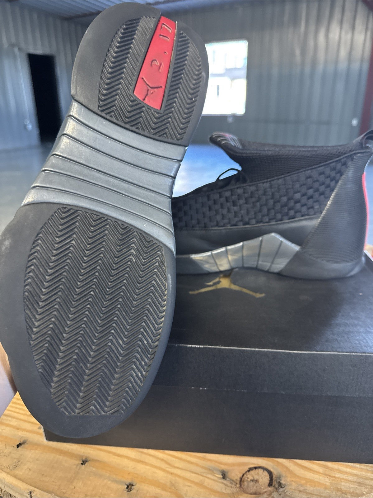Size 13 - Jordan 15 Retro Stealth (2017) | Replacement Box - Barely Worn