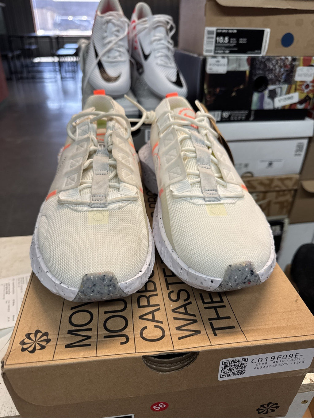 Size 11.5 - Nike Crater Impact Summit White Crimson
