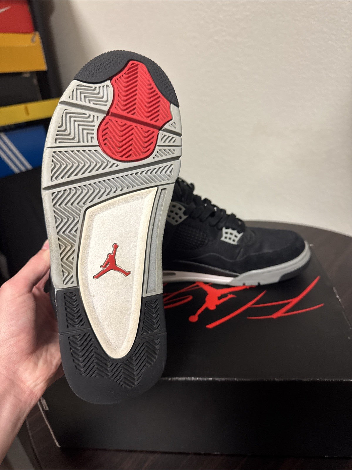 Size 10 - Jordan 4 Retro SE Mid Black Canvas