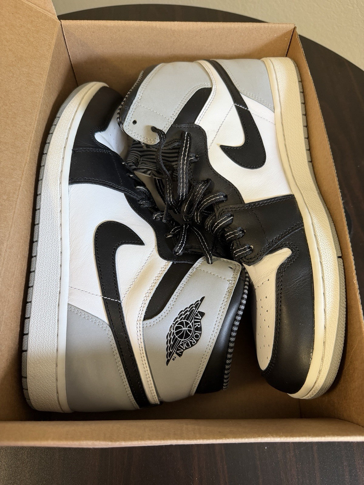 Nike Air Jordan 1 Retro High OG Barons Sample Size 12.5 Rare Promo 555088-104