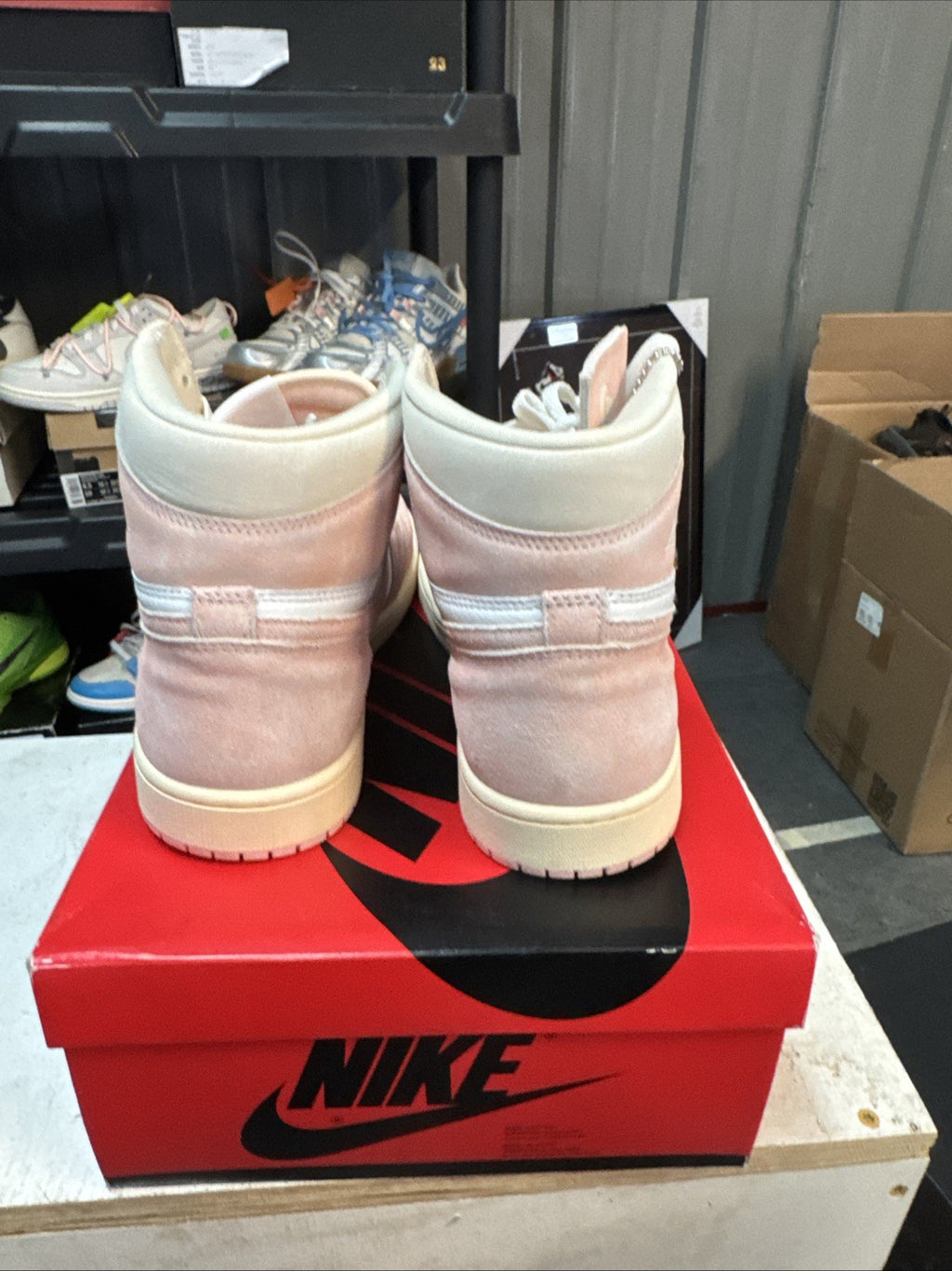 Wmns Size 12 - Air Jordan 1 Retro OG High Washed Pink