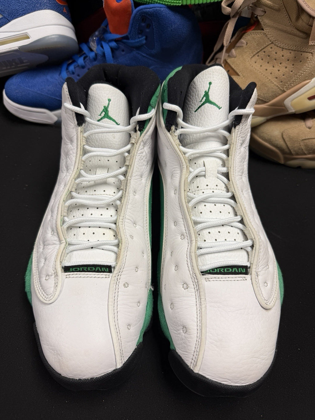 Jordan 13 lucky green size 11 (201)