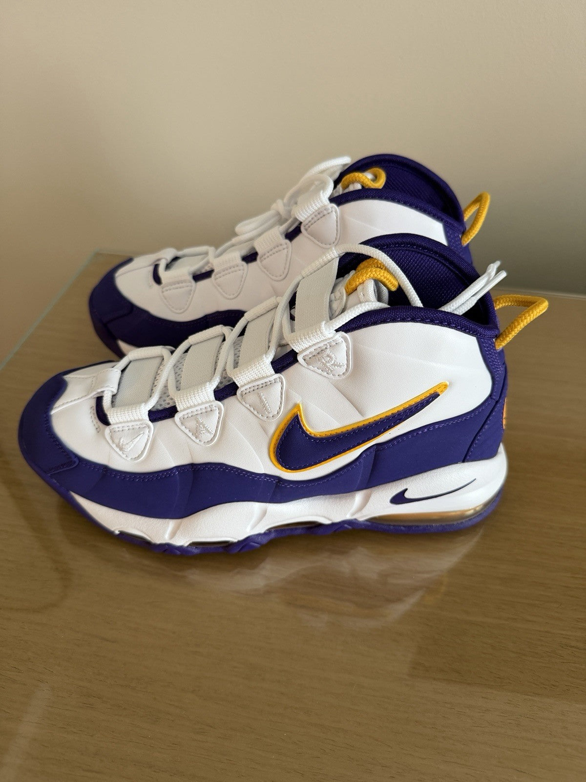 Nike Air Max Uptempo LA Lakers Purple Men's Basketball Shoes 311090-103