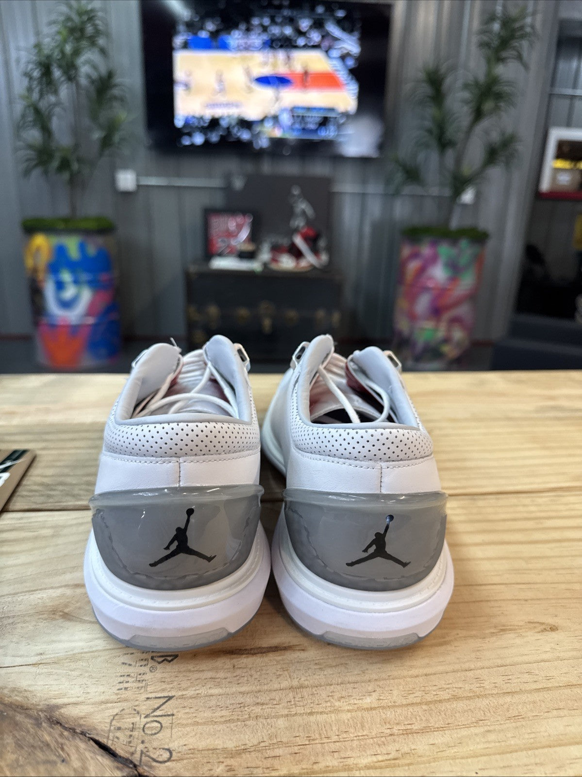 Size 11 - Nike Jordan ADG 4 'White Pure Platinum' Golf Shoe | Replacement Box