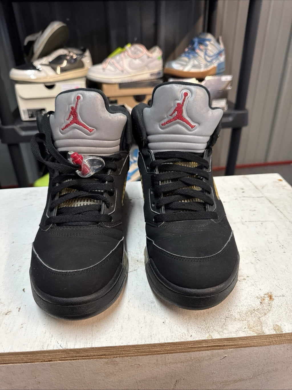 Size 8.5 - Air Jordan 5 Black Metallic 2016 | No Box