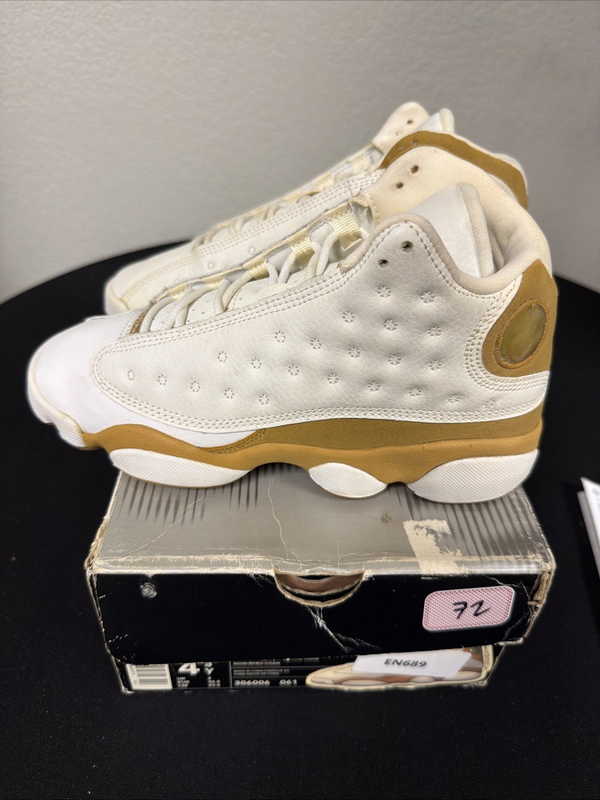 Nike Air Jordan 13 Retro Wheat White Size 4.5 Youth DJ3003-171