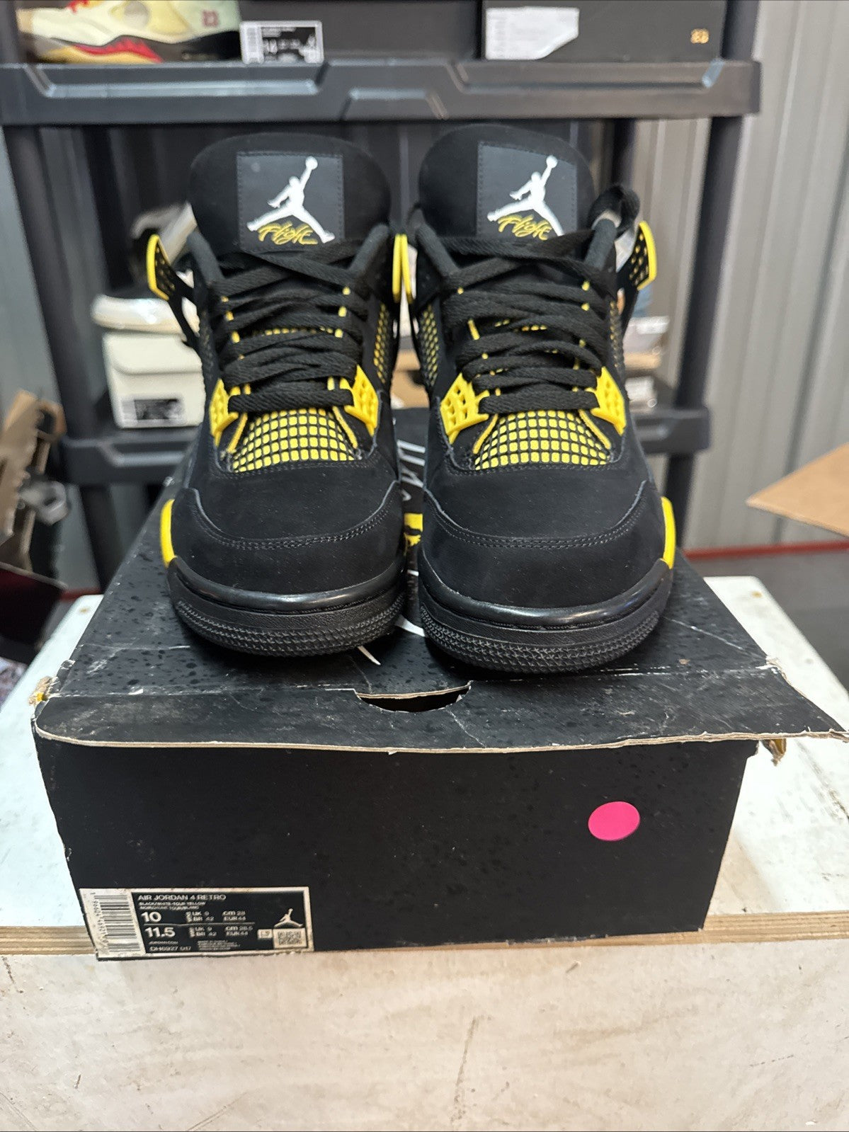 Size 10 - Jordan 4 Retro Mid Thunder | Worn Once