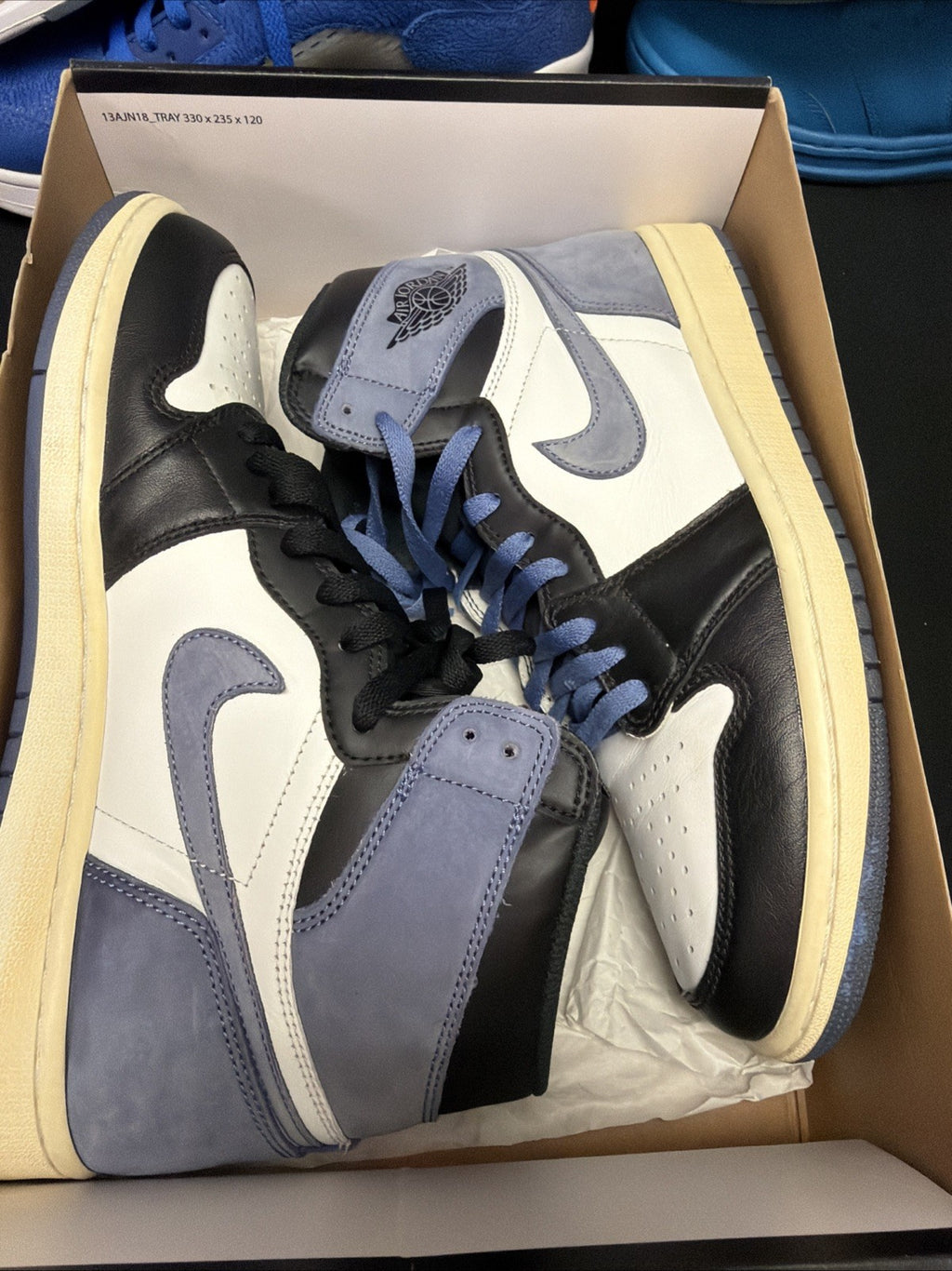 Size 10.5 - Air Jordan 1 Retro OG High Best Hand in the Game - Blue Moon