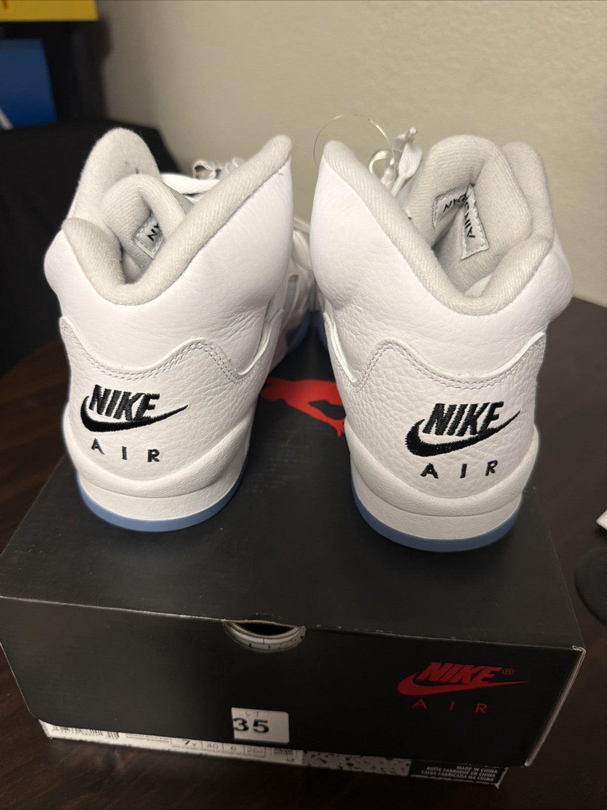 Jordan Air Jordan 5 Retro 'White Metallic' Grade-School (White) Size 7y