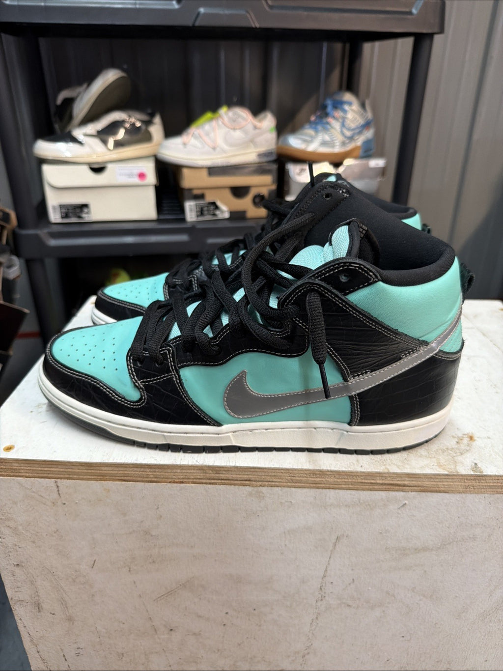 Size 13 - Nike SB Dunk High Premium x Diamond Supply Co. Tiffany 2014