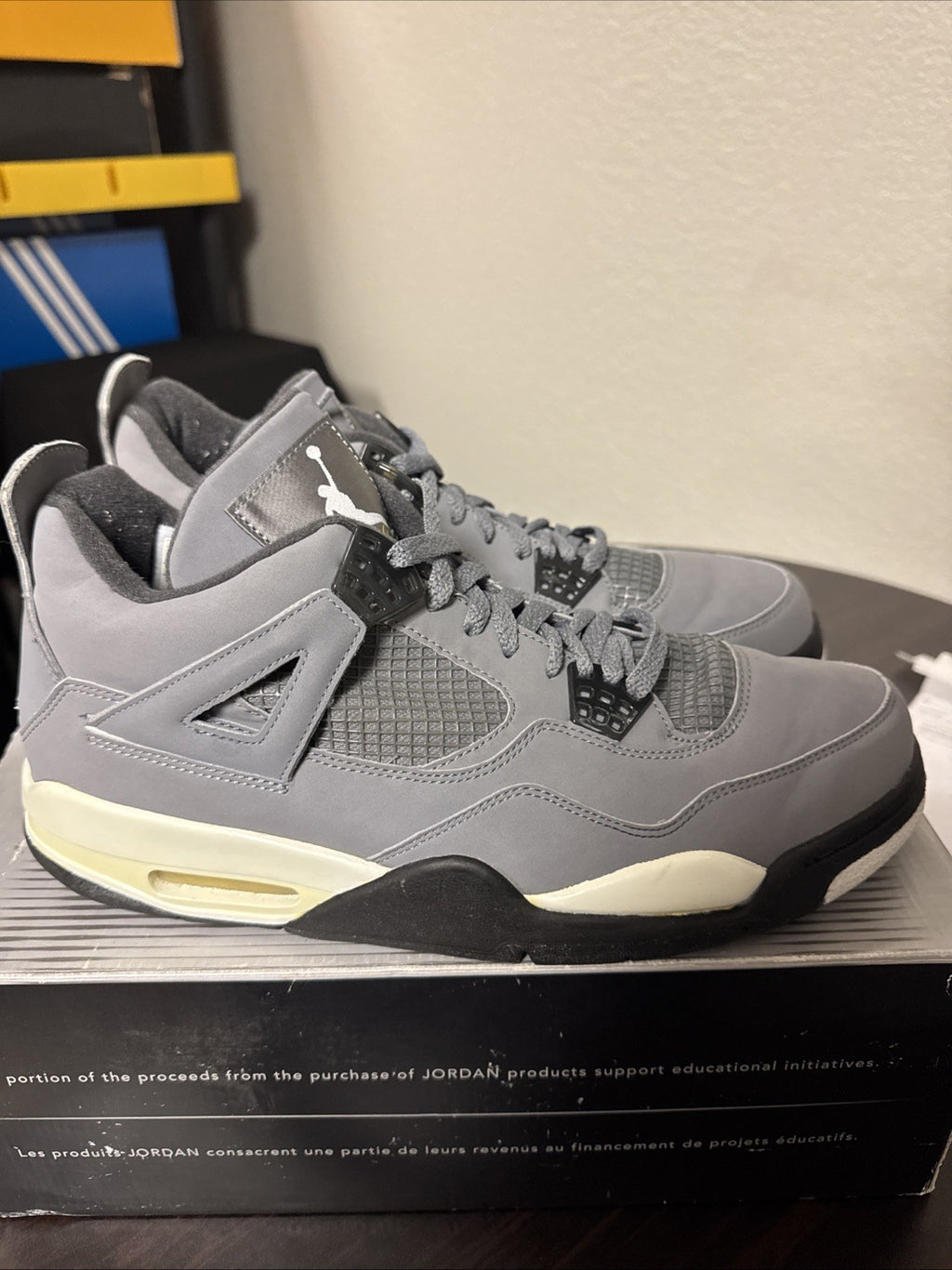 Size 11.5 - Nike Air Jordan 4 Retro "Cool Grey" 2019